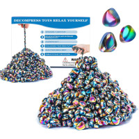 1100pcs Desk Fidget Toys for Adults, Stress & Anxiety Relief, Sensory Fidget Toys for Office, ADHD, Autism,Ideal Gift (1100Pcs Colorful)