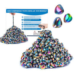 1100pcs Desk Fidget Toys for Adults, Stress & Anxiety Relief, Sensory Fidget Toys for Office, ADHD, Autism,Ideal Gift (1100Pcs Colorful)