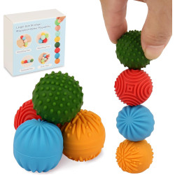 Silicone Magnetic Balls，Fidget Toys，Gift for Teenage , Fun Textures Magnetic Balls Gift fo Novelty Toy for Kids or Adults(4PCS)