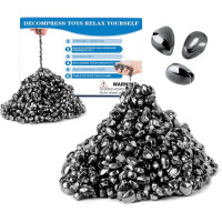 1100pcs Desk Fidget Toys for Adults, Stress & Anxiety Relief, Sensory Fidget Toys for Office, ADHD, Autism,Ideal Gift (1100Pcs Black)