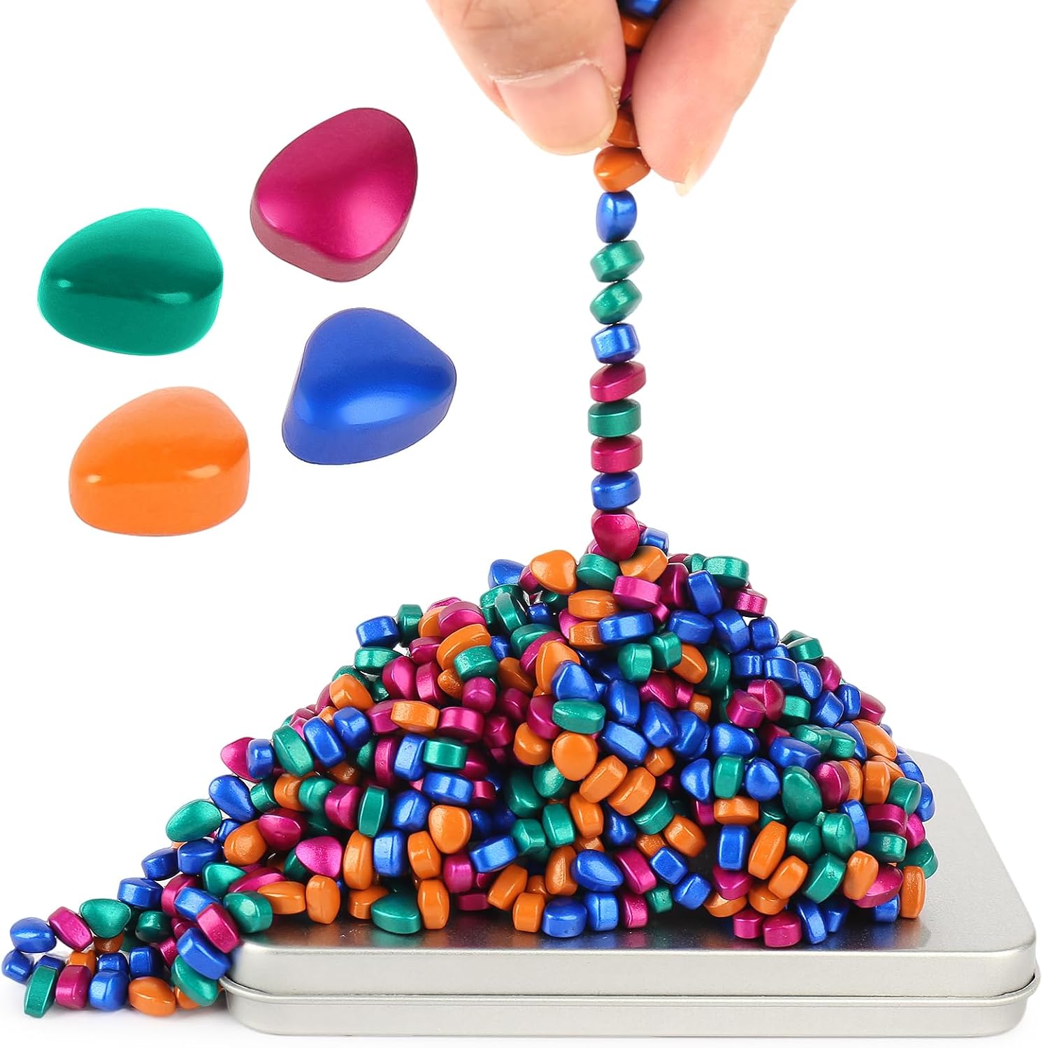 350pcs Ferrite Putty, Fidget Toys, Fidget Gifts Adults, Desk Fidgets Toys for Office Stress/Anxiety Relief ，Novelty Gifts for Teen and Adults (Color)